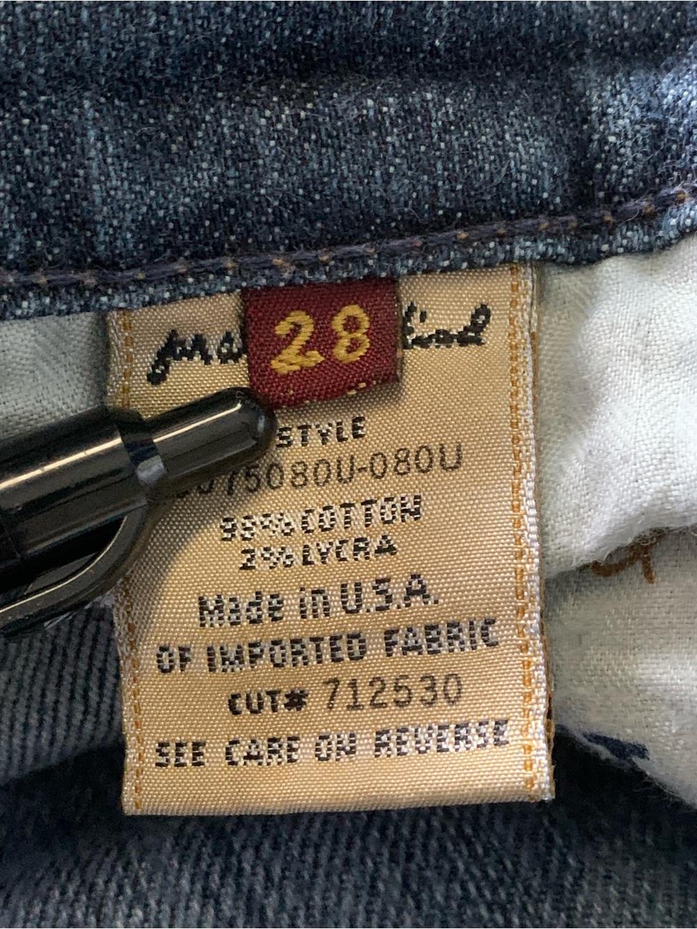 7 For All Mankind Bootcut Jeans in Size 28 | Medium Wash-Low-Rise Stretch Denim - Picture 12 of 16
